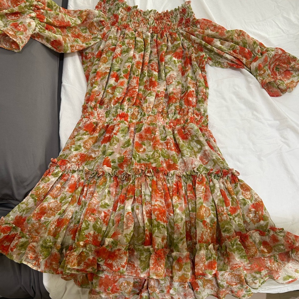 Floral Off-Shoulder Dress